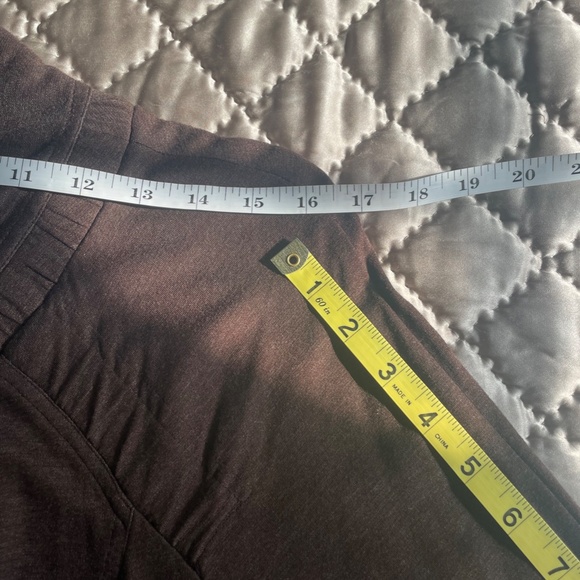 ST JOHN Jacket {S} Mock Neck Lightweight in Brown - Picture 10 of 11